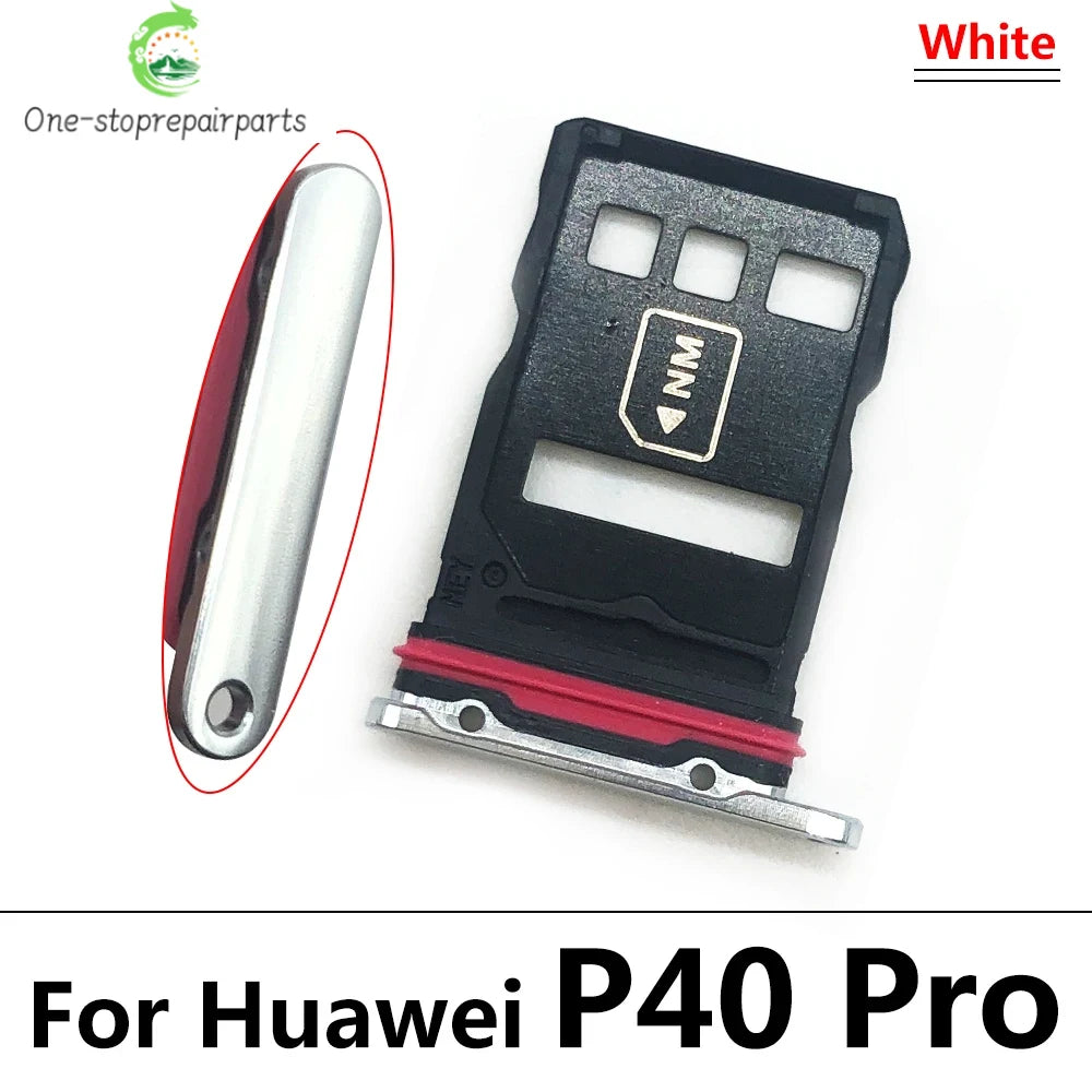 New SIM Card Tray Slot Holder For Huawei P40 P30 Lite Pro Replacement Parts Huawei phone repair parts
