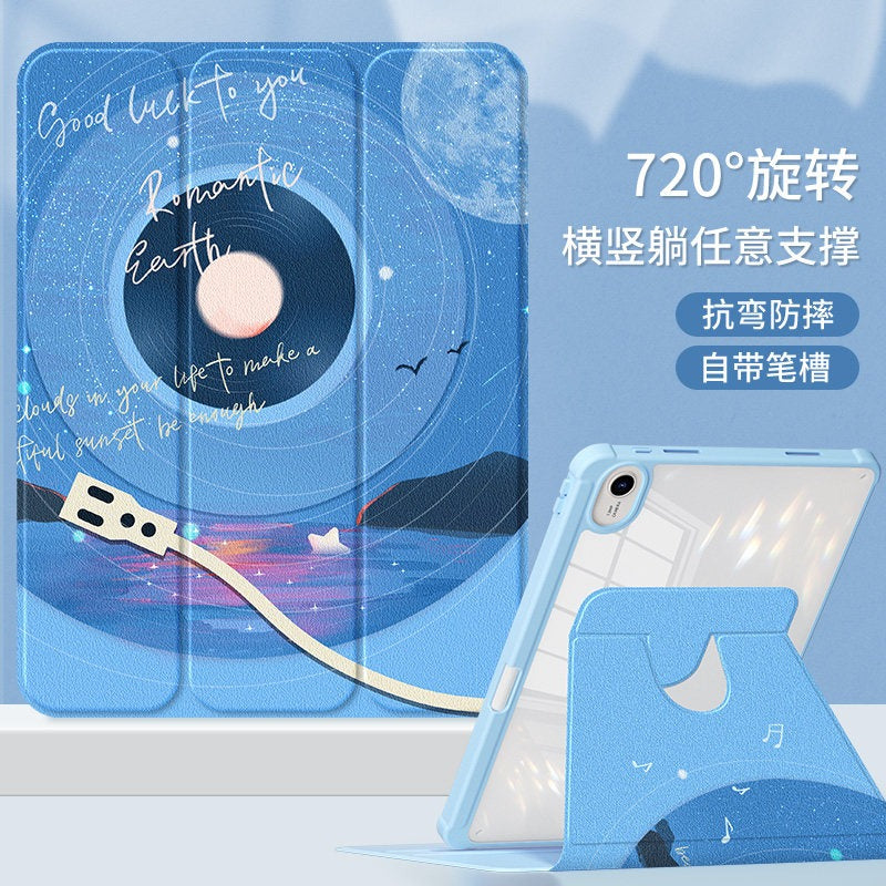 For Huawei matepadair protective case matepad11 flat case 2023 new matepadpro10.8 anti-bend 11.5 inch se acrylic 10.4 all-inclusive anti-drop Tablet Accessories