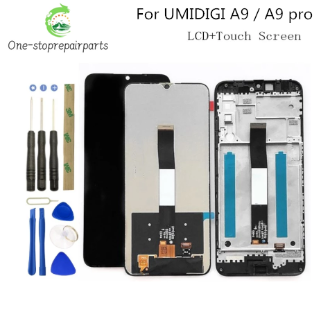 6.53" For UMIDIGI A9 LCD Display+Screen Touch Digitizer100%Original Tested LCD Screen Glass Panel For UMIDIGI A9 PRO Replacement Other Brand Phone repair parts