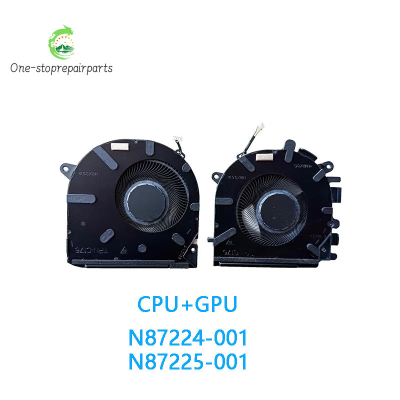New Original Laptop CPU GPU Cooling Fan For HP Envy 17-DA TPN-C176 N87224-001 N87225-001 HP laptop repair parts