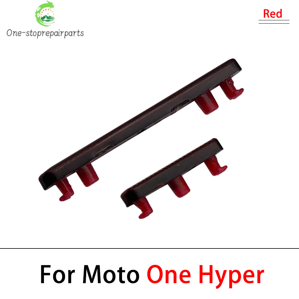 For Motorola Moto One Action Vision Hyper Macro Fusion Plus Power Button + Volume Side Button Key Replacement Parts Motorola phone repair parts