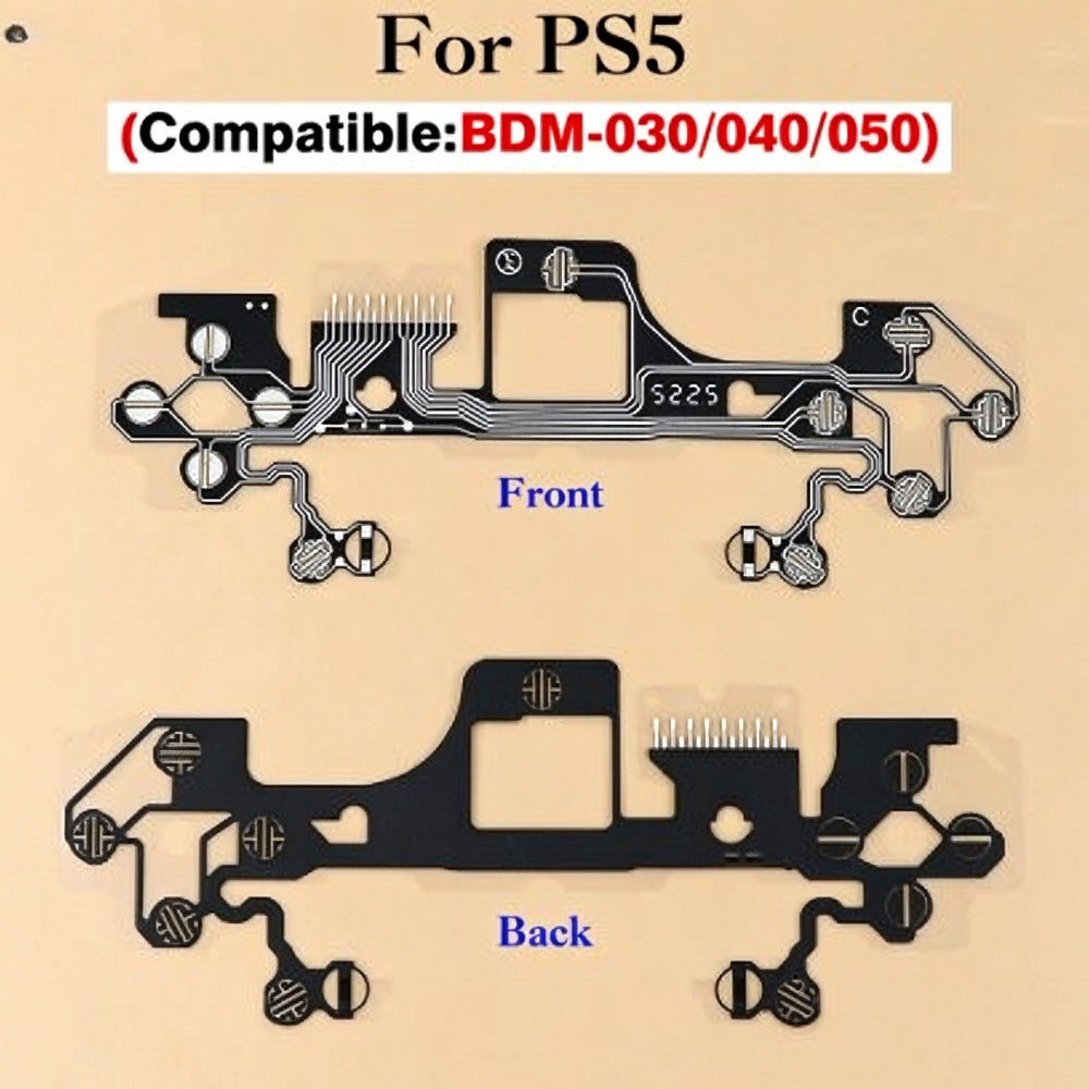1-50Pcs Conductive Films Button Flex Cables For PS5 BDM-030/040/050 for PS5 Edge Gamepad Controller Ribbon Circuit Board Repair Game console repair parts