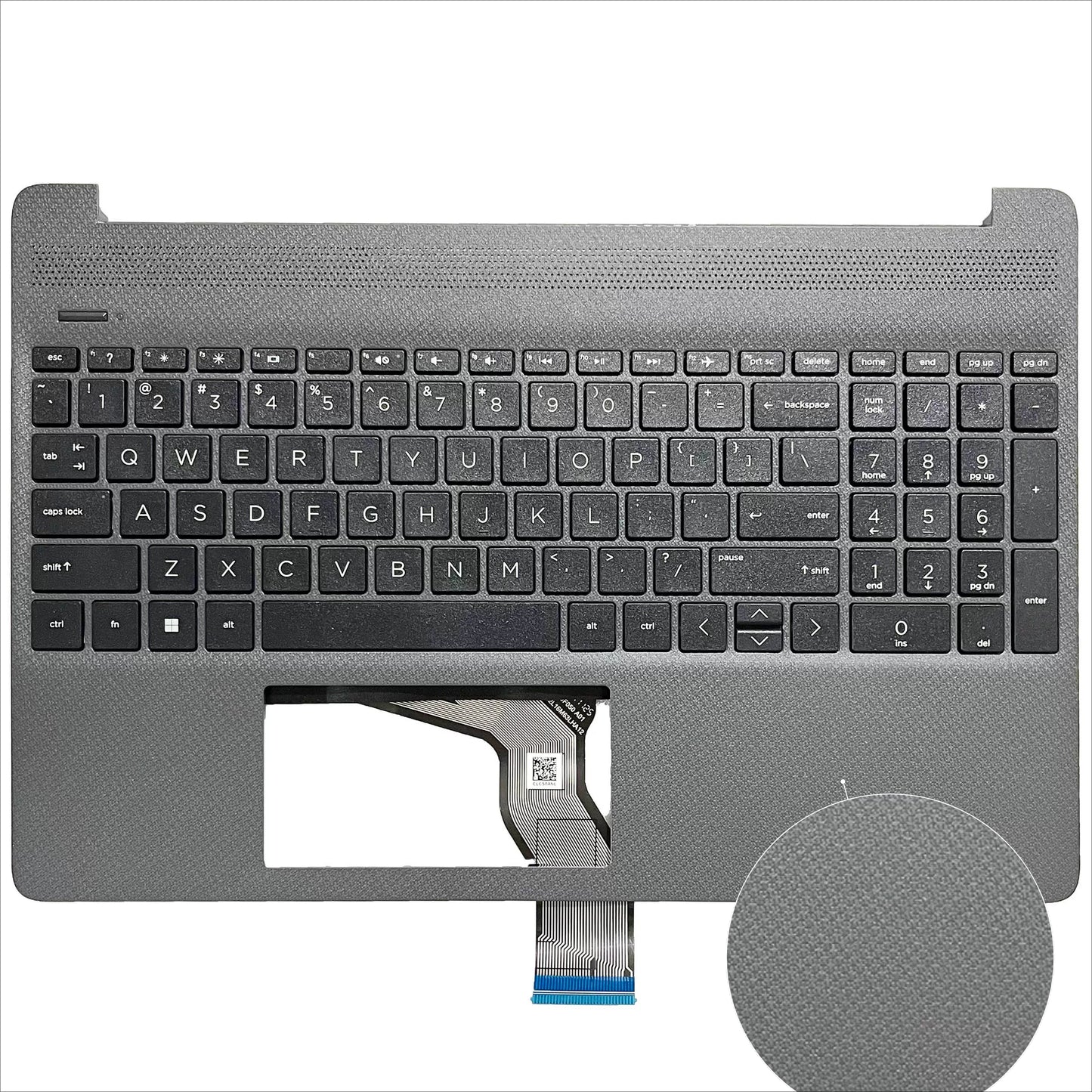 Upper cover case keyboard for  HP 15-EF DY 15s-EQ FQ TPN-Q222 Top case plamrest  L63579-001 touchpad