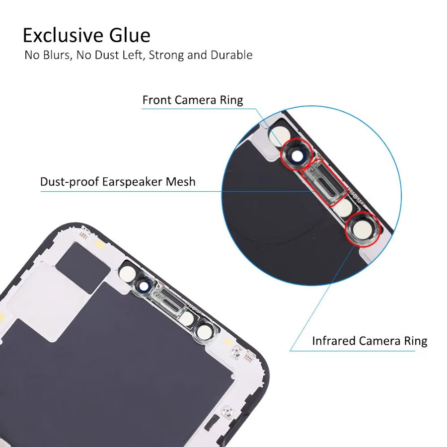 AAA+ OLED For iPhone X XR XS Max LCD Display 11 Pro Max 12 Pro 13mini Digitzer Assembly For iPhone 13 Pro Max LCD Touch Screen iPhone phone repair parts
