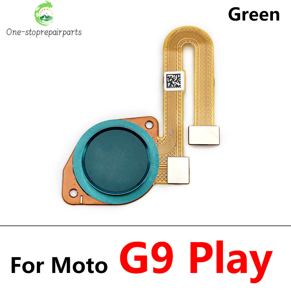 10Pcs/Lot, New For Motorola Moto G9 Plus Power Home Button FingerPrint Touch ID Sensor Flex Cable Ribbon Replacement Parts Motorola phone repair parts