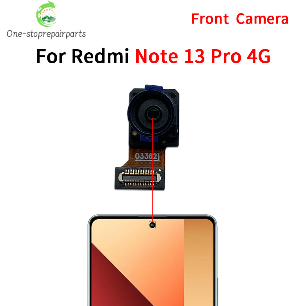Front Camera Flex Back Rear Camera Module Flex Cable For Xiaomi Redmi Note 13 Pro Plus 4G 5G Xiaomi  Xiao mi phone repair parts