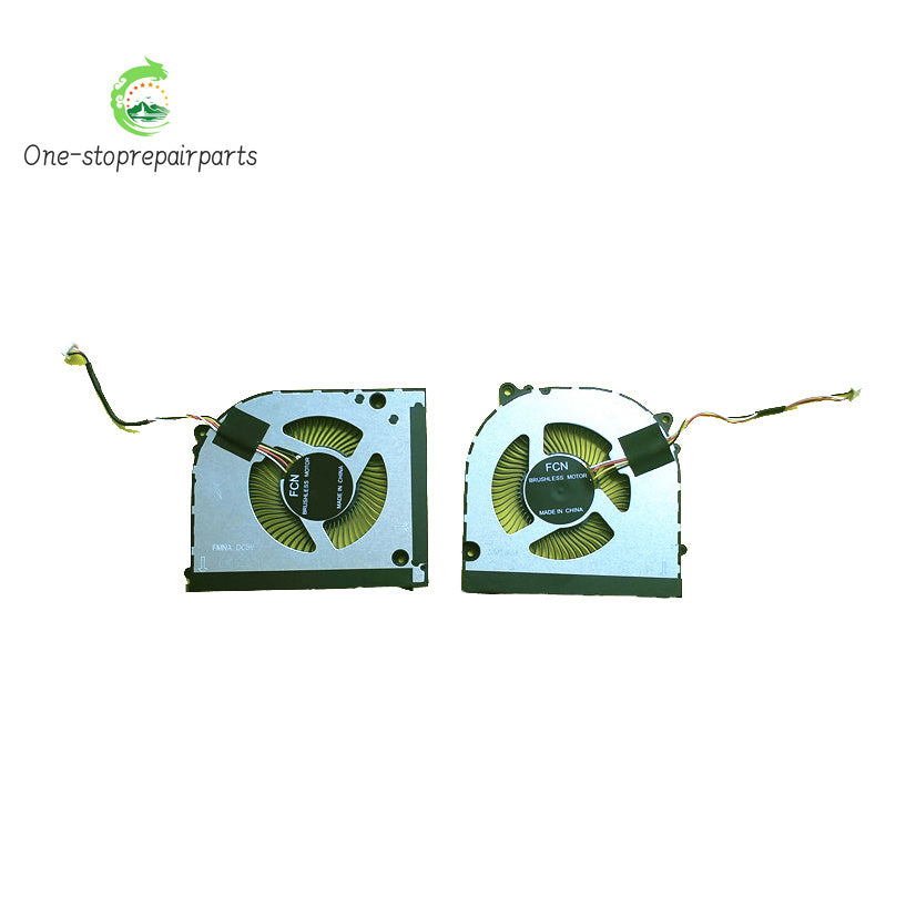 New Original Laptop CPU GPU Cooling Fan For Clevo NP50DE NP55DE NP55DB NP50D5 Clevo laptop repair parts