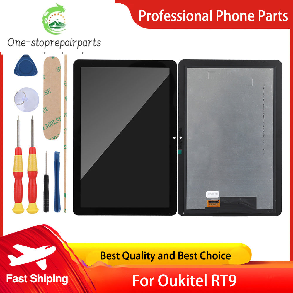 Original LCD Display For OUKITEL RT9 10.1-inch Touch Screen Digitizer Assembly Replacement Replace Accessories Free Tools Other brand Tablet repair parts