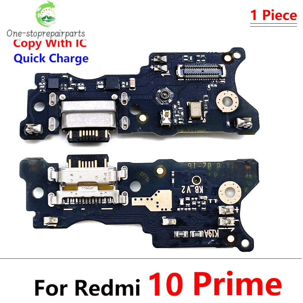10Pcs, USB Charger Dock Connector Charging Port Flex Cable For Xiaomi Redmi 9 9C 9A 9T 8 8A 10C 10 Prime 10A 12C 12 13 13C 4G 5G  Xiaomi  Xiao mi phone repair parts
