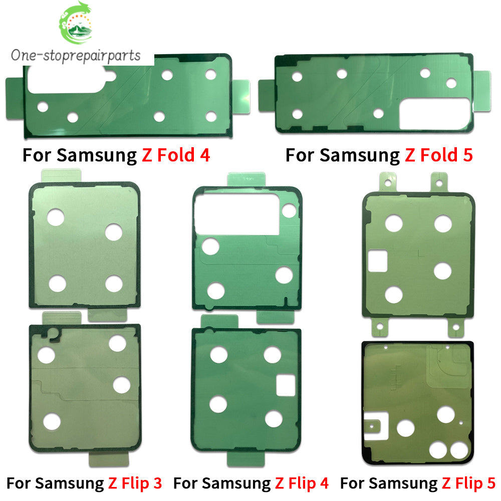 10Pcs/Lot, Back Glass Cover Rear Adhesive For Samsung Z Flip 3 4 5 6 / Z Fold 2 3 4 5 4G 5G  Seal Sticker Glue Repair Samsung phone repair parts