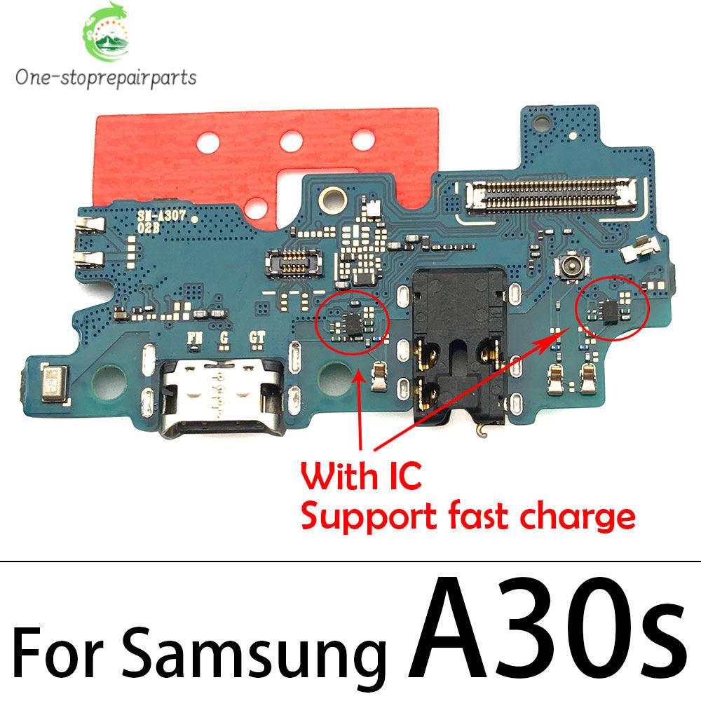 10Pcs USB Charging Dock Connector Board Flex Cable For Samsung A80 A70 A50 A40 A30 A20 A10 A11 A01 A21s A31 A51 A71 A30s A50s Samsung phone repair parts