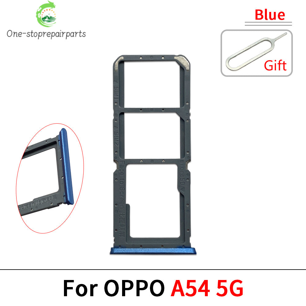 10Pcs, SIM Card Tray Slot Holder For OPPO A52 A53 A54 A55 A57 A58 4G 2022 Replacement Parts OPPO phone repair parts