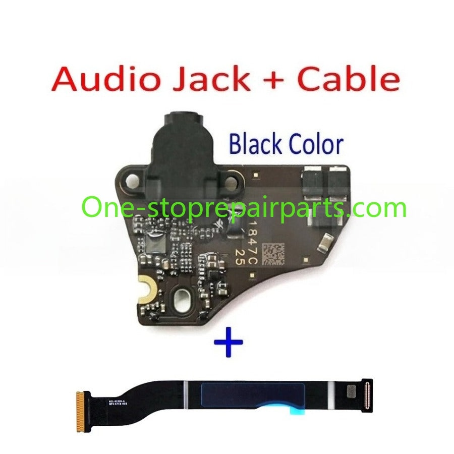 Laptop A1932 Headphone Audio Jack Board with Flex Cable 820-01124-A 821-01528-A for MacBook Air Retina 13" 2018 2019 Year Macbook repair parts