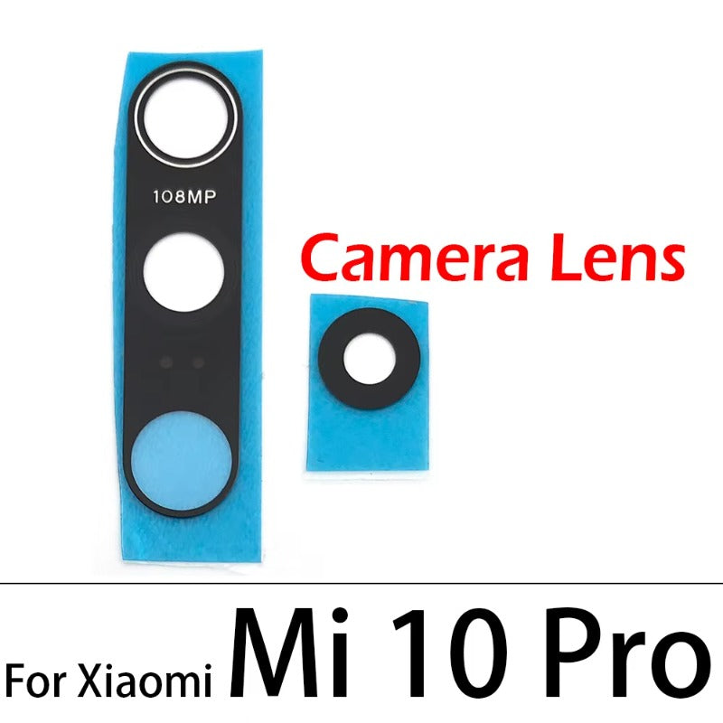 Rear Back Camera Glass Lens For Xiaomi Mi 10 10T 11 11T 12 12T 13 14 14T 15 15T Pro Lite Pro 5G Camera Lens With Adhesive Xiaomi  Xiao mi phone repair parts