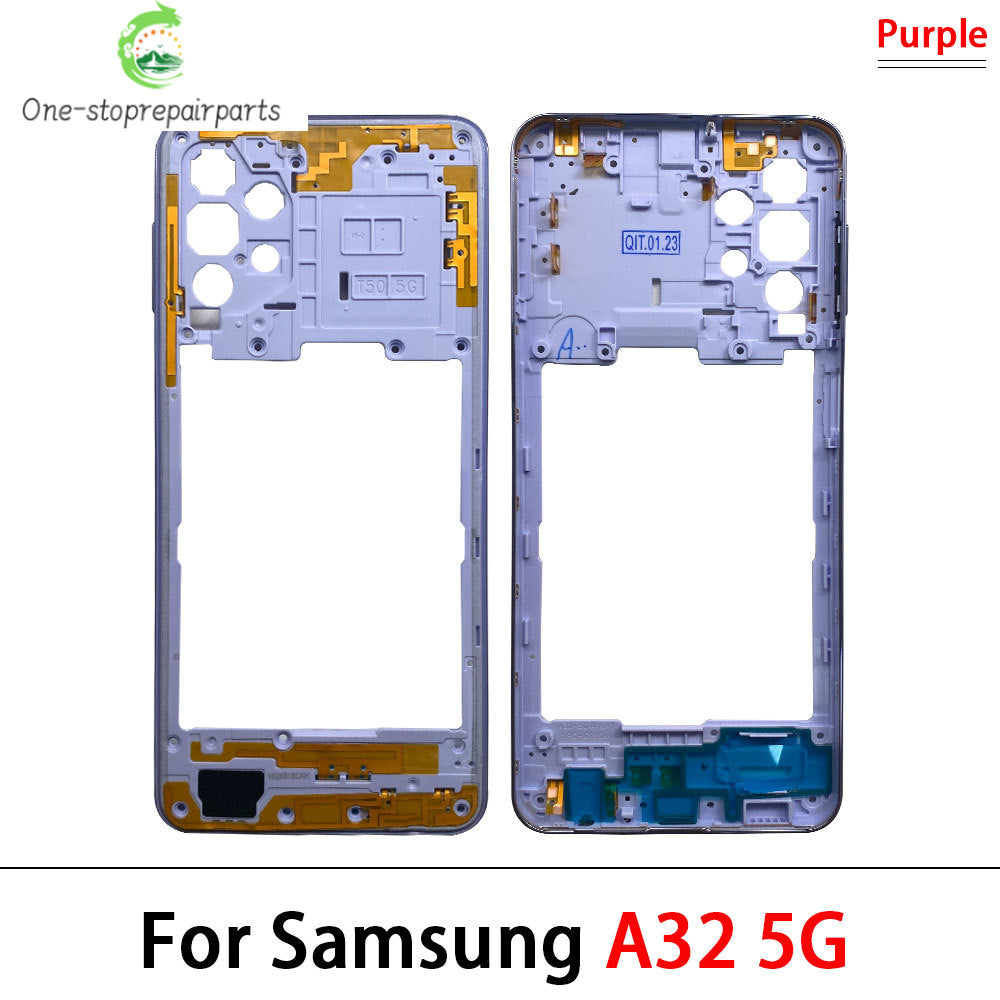 For Samsung A22 A32 4G 5G A225F A226B A325F A326B Middle Frame Holder Housing Replacement Repair Parts Samsung phone repair parts