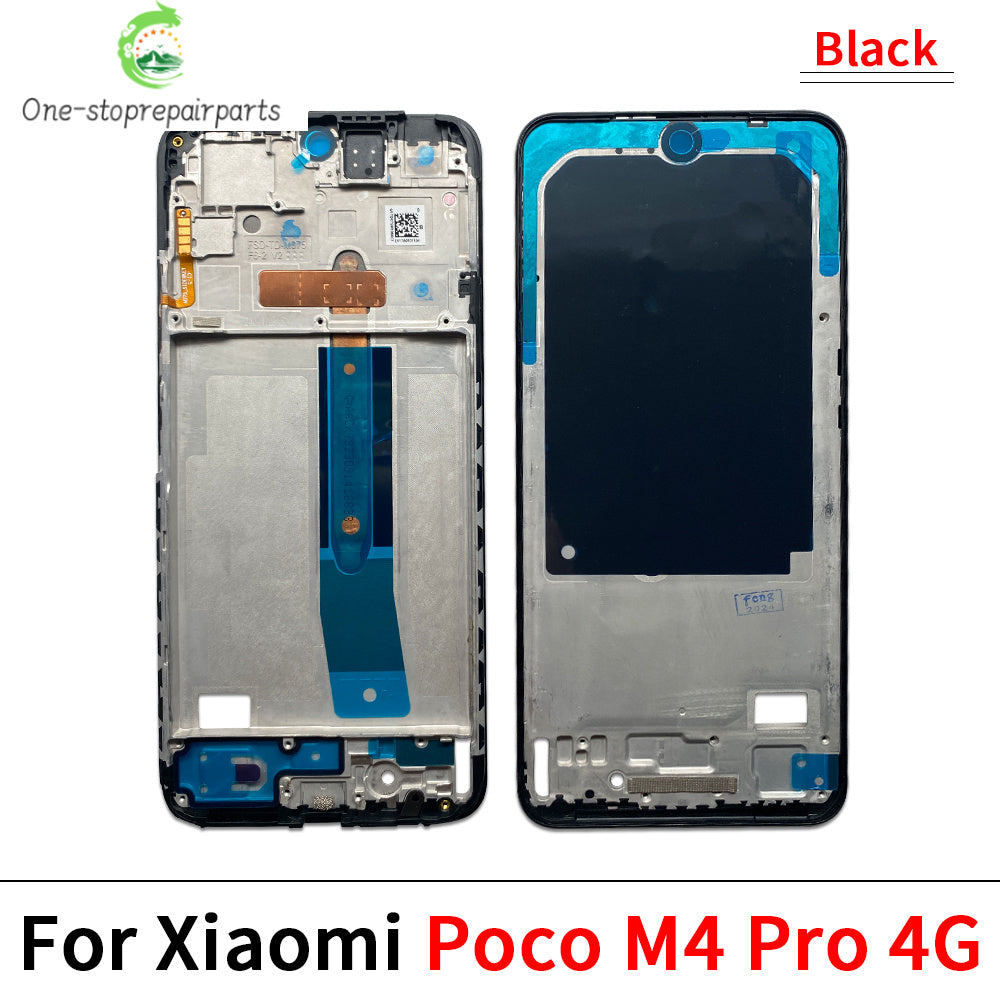 New Front Housing LCD Frame Screen Bezel Holder For Xiaomi Poco F3 F4 X3 GT M3 M4 M5s X5 X6 Pro 4G 5G Xiaomi  Xiao mi phone repair parts