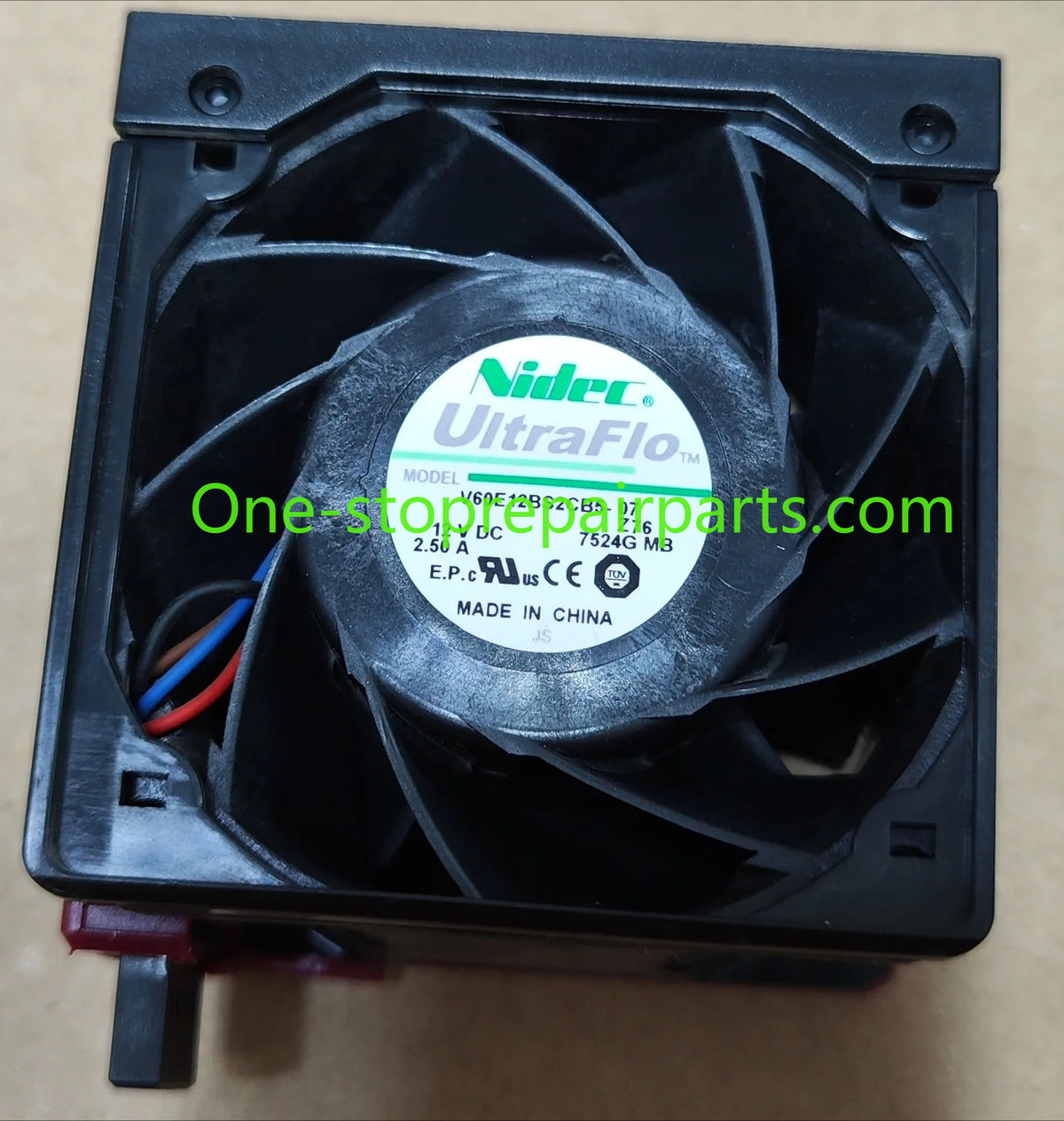 12V V60E12BS2CB5 V60E12BS2CB5-07 Z76 7524G DC Cooling Server Fan 60 mm x 60 mm x 38 mm (6038 size) For H3C R4900 G2 G3 R6700G3 servers fan Server repair parts