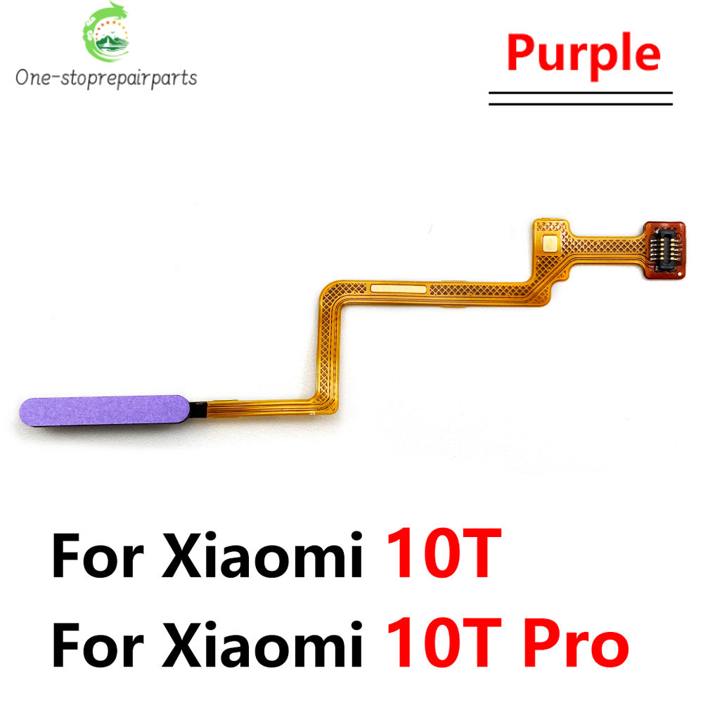 New For Xiaomi Mi 10T Mi10T Pro M2007J3SY Fingerprint Sensor Home Return Key Menu Button Flex Ribbon Cable  Xiaomi  Xiao mi phone repair parts