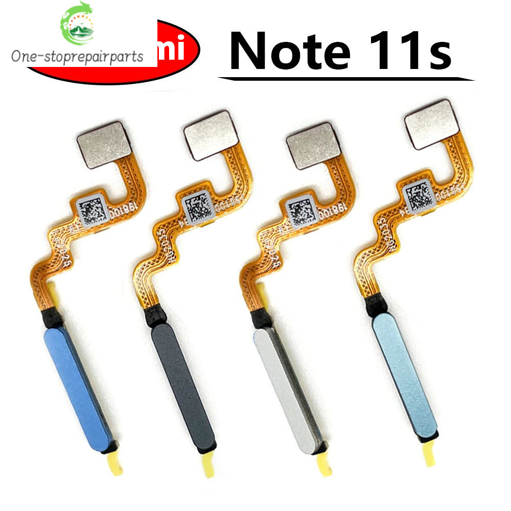 New Home Button FingerPrint Touch ID Sensor Flex Cable For Xiaomi Poco M4 Pro 4G 5G / Redmi Note 11 11s Pro Plus 4G 5G  Xiaomi  Xiao mi phone repair parts