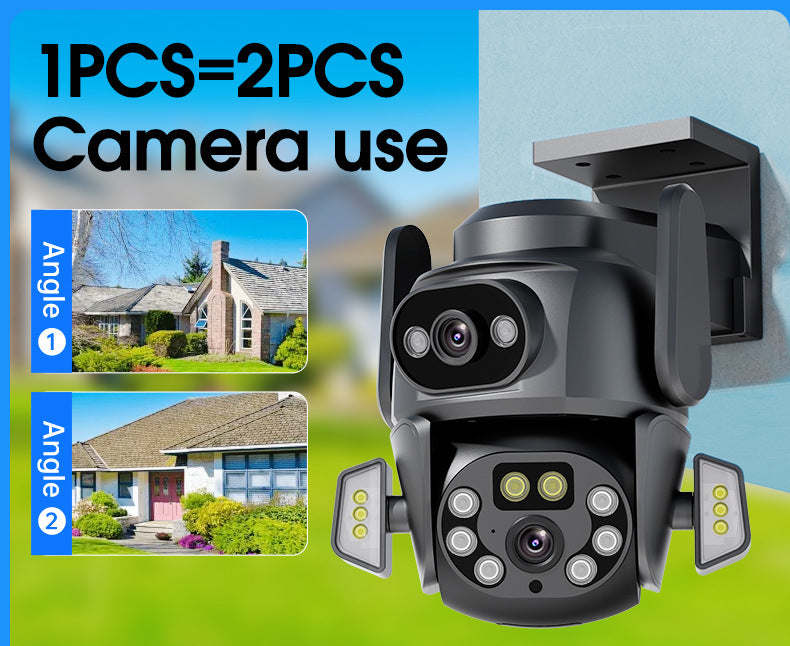 One Camera dual screen surveillance camera mobile phone remote night vision 3D positioning intelligent WiFi home monitor