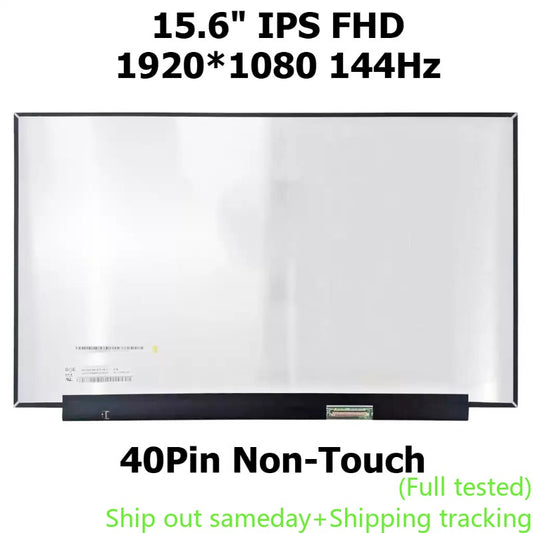 15.6" LCD Screen 40pin Non-touch FHD 144HZ For MSI GF63 Thin MS-16R3 R1 MS-16R4 MS-16R5 MS-16GF MS-16P5 GV62 10SC 10SCS 10SCX 10SCXR 10UD display panel