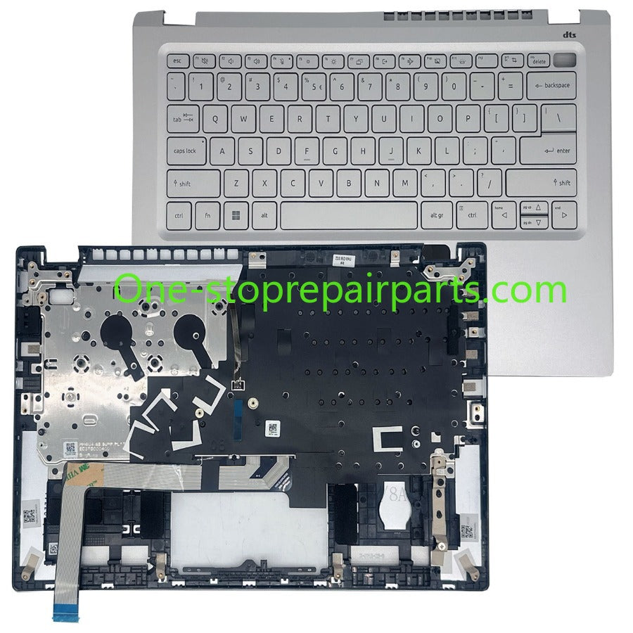 Silver Palmrest w/ Backlit US Keyboard assembly for ACER Swift 3 SF314-512 N21C2 upper tpcase C-cover keyboard backlight Acer laptop repair parts