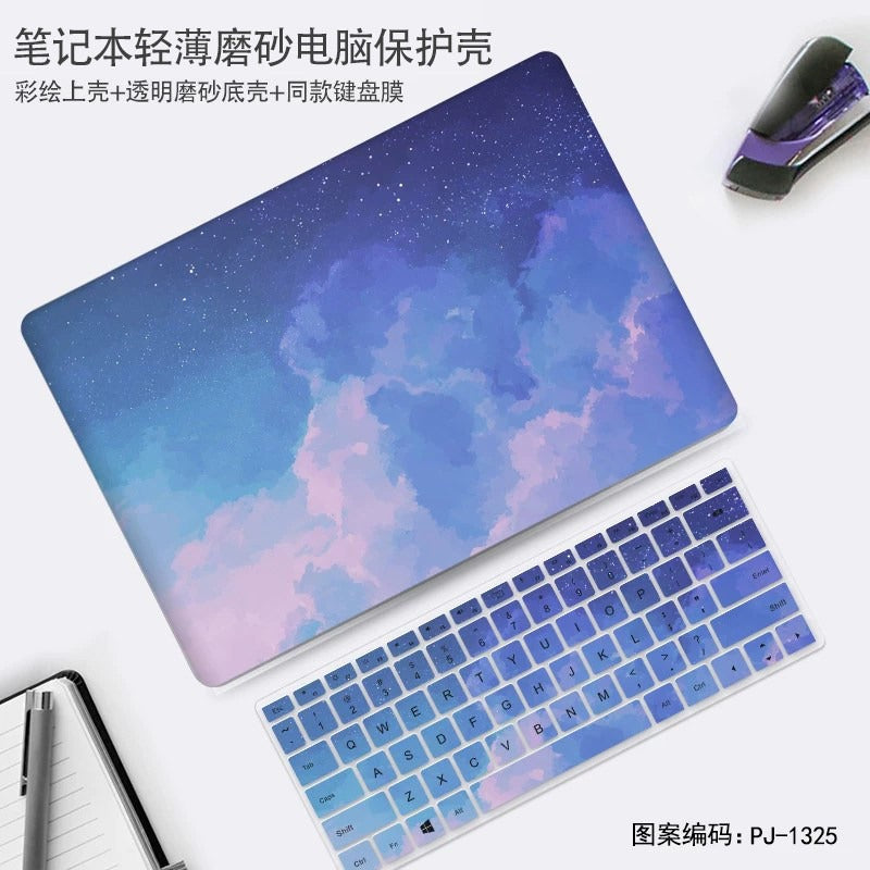 Oil painting wind protective case for Huawei 11 "12" 13 "14" 15 "16" matebook 14 MateBook XPro 16S 13S MateBook D14/SE Honor MagicBook X 15 16 protective case, notebook case film Laptop accessories