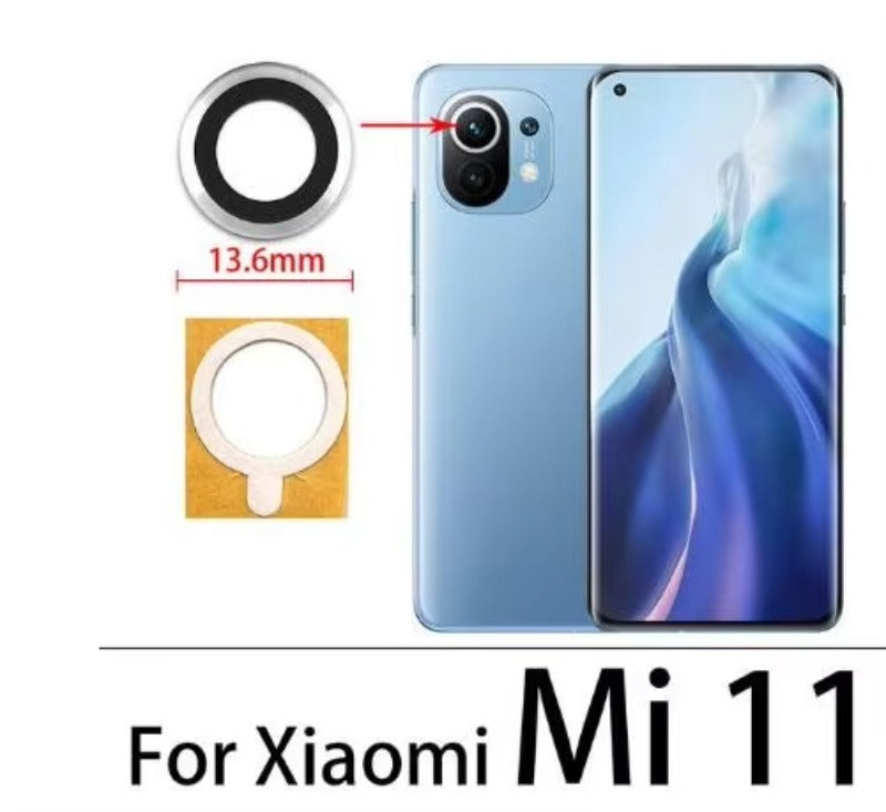 Rear Back Camera Glass Lens For Xiaomi Mi 10 10T 11 11T 12 12T 13 14 14T 15 15T Pro Lite Pro 5G Camera Lens With Adhesive Xiaomi  Xiao mi phone repair parts