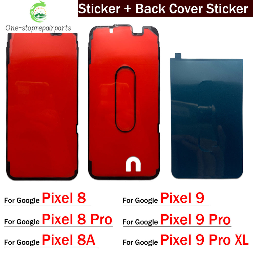 New Rear Back Sticker And LCD Screen Display Adhesive Front Tape Glue For Google Pixel 8 9 Pro XL Google Pixel phone repair parts