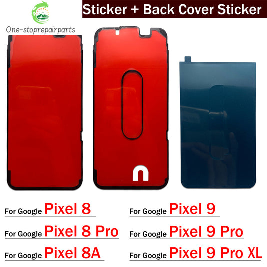 New Rear Back Sticker And LCD Screen Display Adhesive Front Tape Glue For Google Pixel 8 9 Pro XL Google Pixel phone repair parts