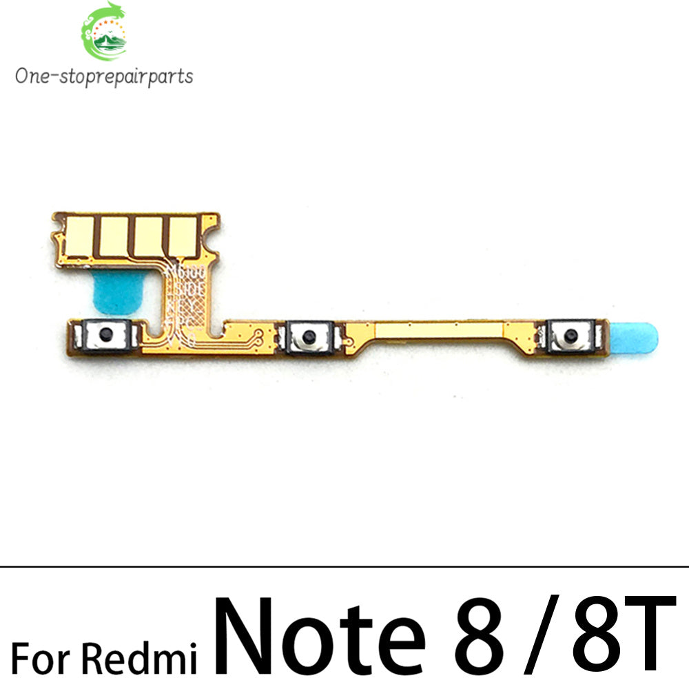 50Pcs, Volume Button Power Switch On Off Button Flex Cable For Xiaomi Redmi 7 7A 8 8A 9 9A Note 7 8 8T 9 10 10s 11 11s Pro 9s  Xiaomi  Xiao mi phone repair parts