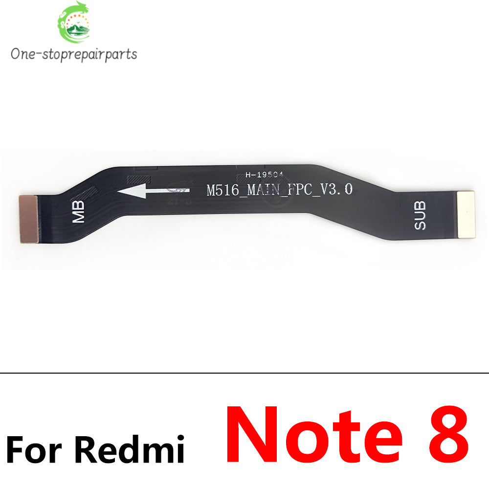 50Pcs/Lot, Main Board Motherboard Mainboard Flex Cable For Xiaomi Redmi 9 9A 9C 6 6A 8A Note 10 10s 8 7 6 Pro Note 11 4G 5G  Xiaomi  Xiao mi phone repair parts