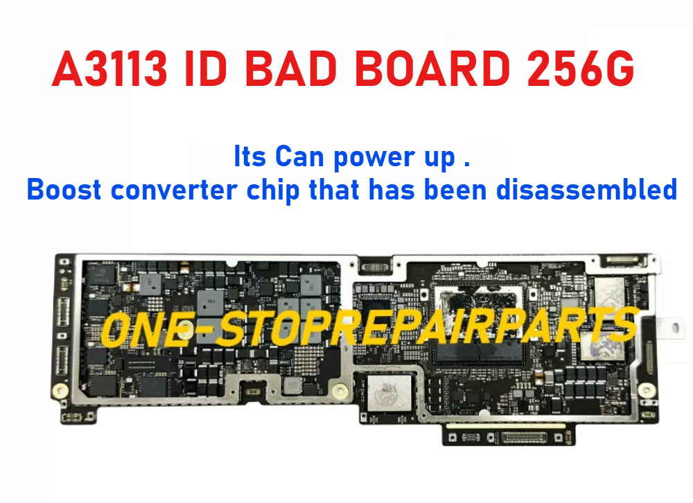 NO working ! ID BAD Donor board for MacBook A2337 A2338 A2681 A3113 A2941 A3240 A2442 A2918 A1932 A2159 128G 256G 512G ID non working logic motherboard for repair chips remove using  Macbook repair parts