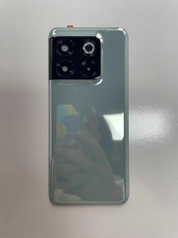 Original Back Battery Cover For OnePlus 10T Back Cover CPH2415 CPH2413 CPH2417 Rear Door Housing Case With Camera Frame Replace  OnePlus phone repair parts