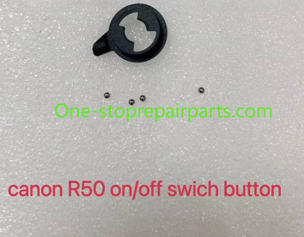 Canon EOS R50 Mode Dial Function Dial Top Cover with Iron Beads Spring with Steel Ball Function Power-on lever on/off switch button black silver Digital Camera Repair parts