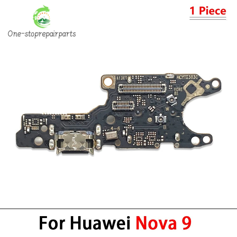 New For Huawei Nova 7 8  Se 9 10 Pro 5G Dock Connector Micro USB Charger Charging Port Flex Cable Microphone Board Huawei phone repair parts