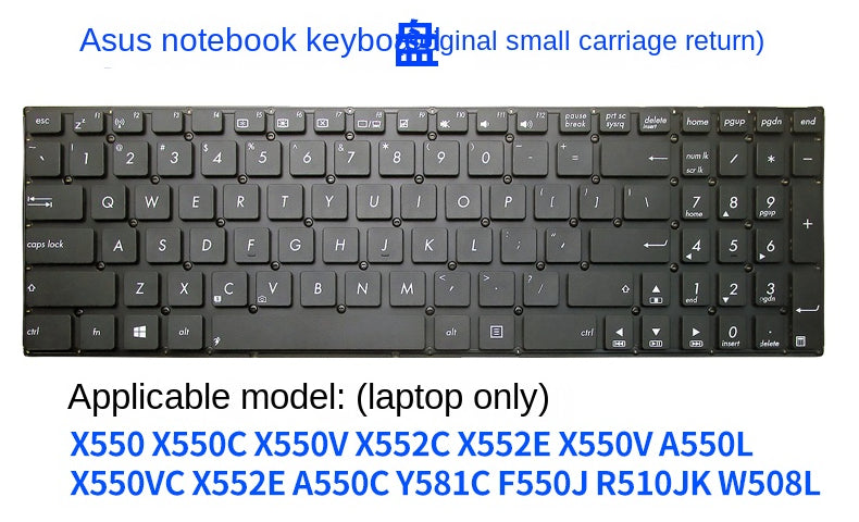 (Shipping fee not include)  X550 ASUS X550V F550J V A550J Y581C R510JK K550JK keyboard Topcase