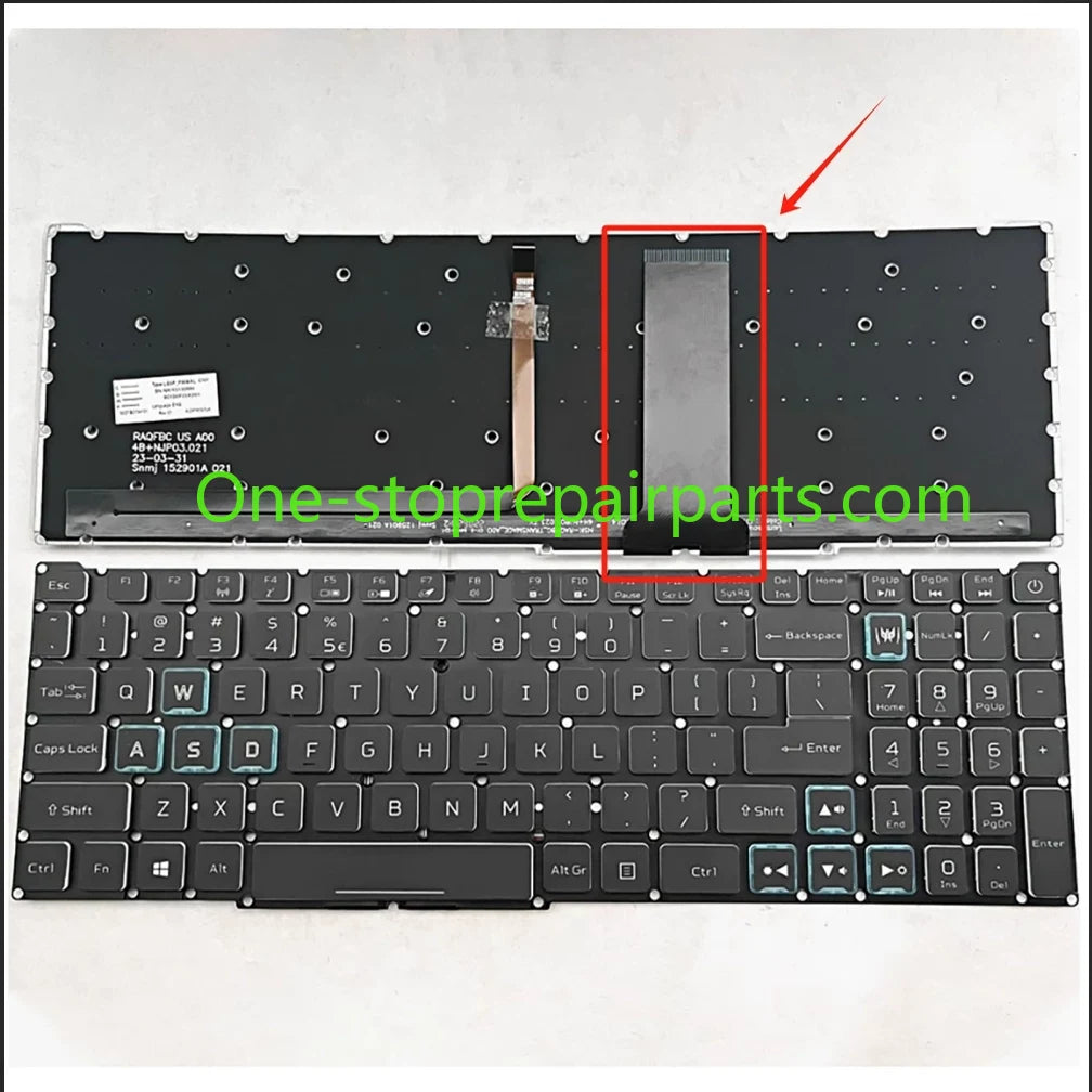 Acer Predator N18C3 PT315-51 AN715-51-52  lcd back cover bezel frame keyboard LCD screen display  FHD no touch