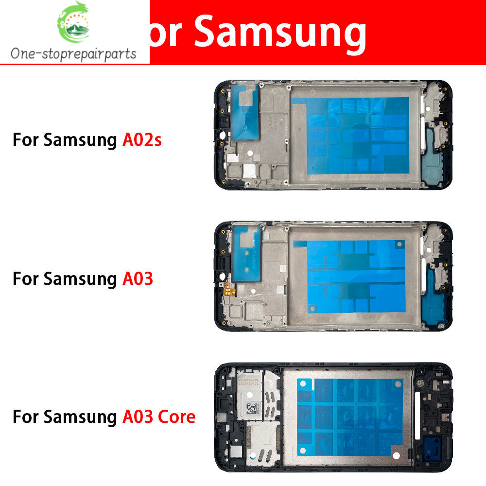 New For Samsung A02s A03s A03 Core A04 A04s A04E A05 A05s A06 Housing Middle Frame Bezel Middle Replacement Parts Middle Frame Samsung phone repair parts