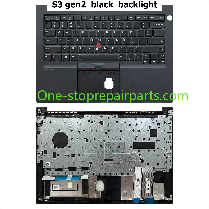Upper case keyboard for Thinkpad E14 R14 2nd E15 S3 gen2 GEN3 GEN4 topcase palmrest C cover 5M11A35060 5M11A35548 5M11A35336