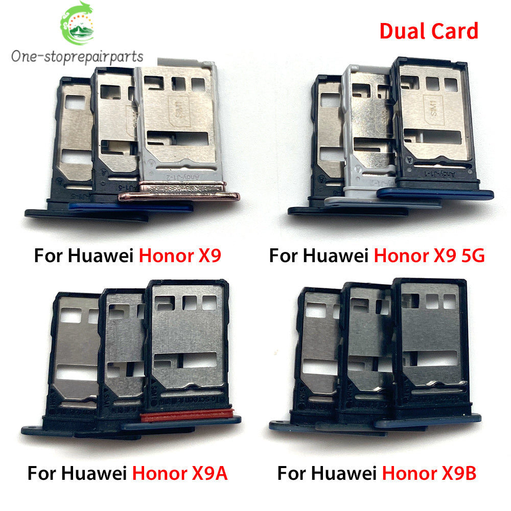 10Pcs/Lot, New SIM Card Tray Slot Holder Adapter Accessories For Huawei Honor X9 X9A X9B 4G 5G Repair Parts Huawei phone repair parts