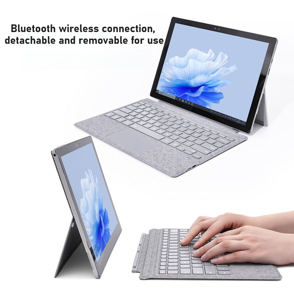 Replacement RGB Backlit Bluetooth Wireless Cover Keyboard For Microsoft Surface Pro 3 4 5 6 7 8 9 12 Pro X Go 1 2 3 Keyboard Backlit Trackpad Wireless
