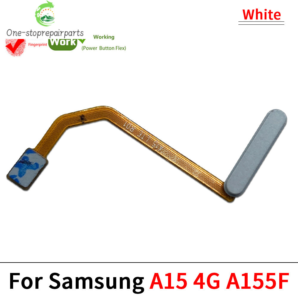 New For Samsung A05s A15 A25 4G 5G Home Button FingerPrint Touch ID Sensor Flex Cable Replacement Parts Samsung phone repair parts