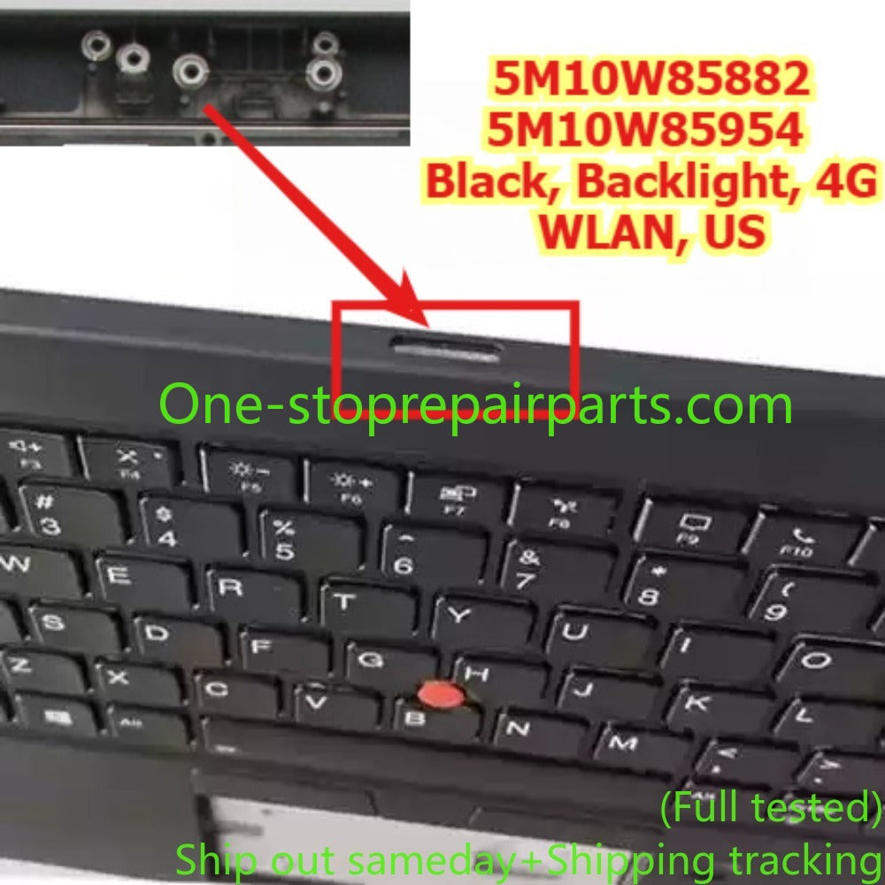 Upper top case palmrest keyboard for 2019 2020 Thinkpad X1 CARBON 7th 8th Gen 7 8 C cover WWAN WLAN 5M10W85918 5M10W85882