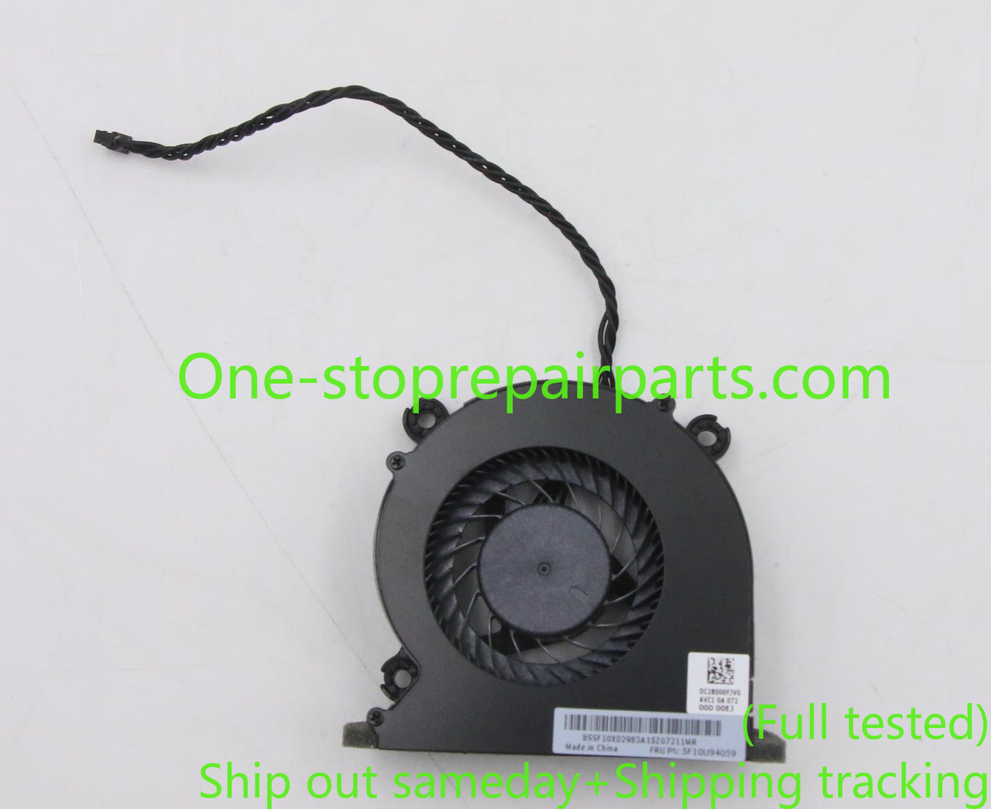 CPU Cooling Fan for Lenovo ThinkSmart Hub Teams/Zoom Rooms Core IP Controller Kit & Bar 180 One/One Pro 5F10U94059 5F10U94057 94059 BAZA0620R2HY003 DC28000FKV1 DC12V 0.2A 25W