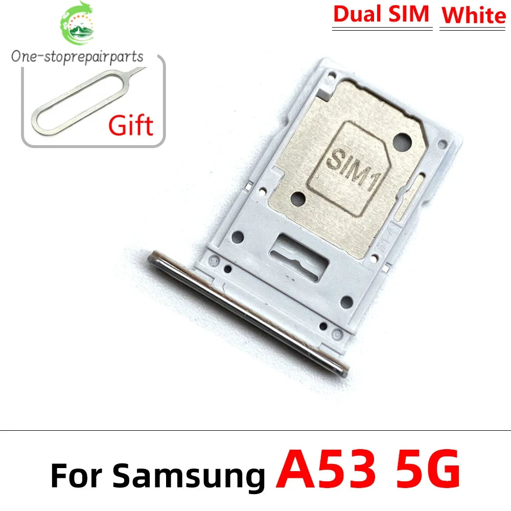 New For Samsung A23 A33 A53 A73 5G SIM Card Tray Slot Holder Replacement Parts Samsung phone repair parts