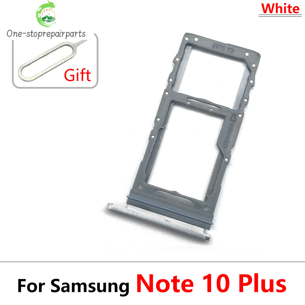 New Sim Card Tray Reader Socket Slot Holder For Samsung Note 10 Plus Lite / Note 20 Ultra Dual SIM Replacement Part Samsung phone repair parts