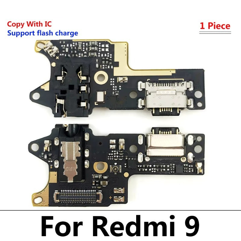 10Pcs USB Charge Port Dock Connector Charging Board Flex Cable For Xiaomi Poco X3 Pro M3 Redmi Note 7 8 8T 9S 9 10 10s Pro 9C 9A  Xiaomi  Xiao mi phone repair parts