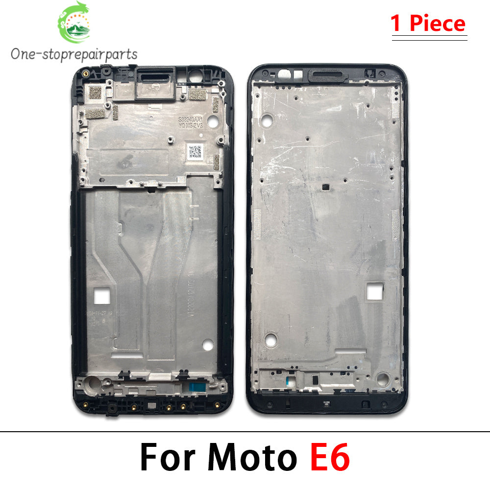 Front Housing LCD Display Bezel Middle Frame For Motorola Moto E13 E20 E22 E32 E32s E40 E6 E6s E7 Play Plus Power Motorola phone repair parts