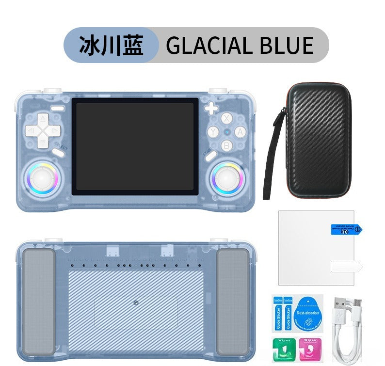 3.5" inch XF35H IPS HD WIFI Online match fight Linux Dual 3D joysticks RGB 4000mAh rechargable supporting 2.4G wireless Gamepad connected games Handheld  Player console